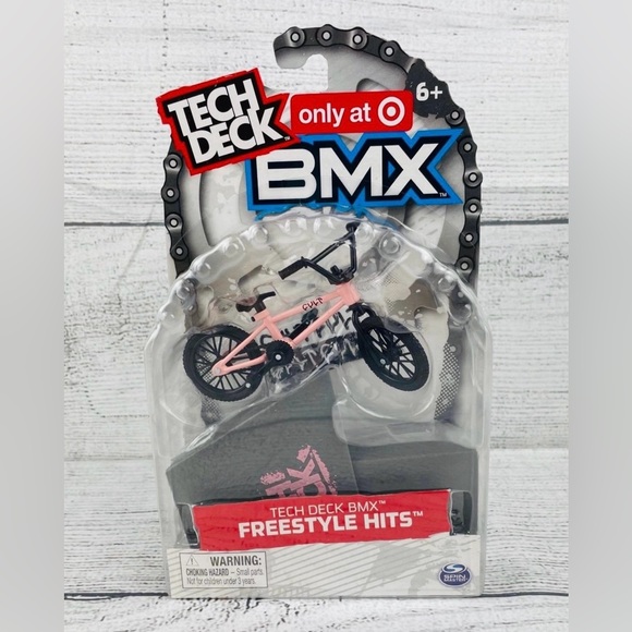 Tech Deck BMX Finger Bikes Freestyle Hits Cult Pink Metal Frame Exclusive - NEW - Picture 1 of 6